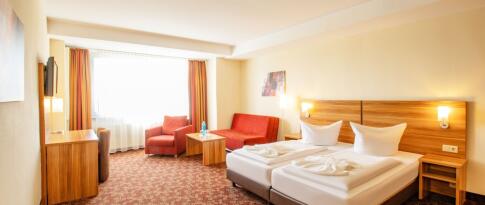 Sie können das Ferien Hotel Rennsteigblick jetzt bereits ab 80.00 EUR p.P. buchen