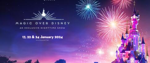 Sie können das Magic Over Disney in Disneyland Paris November 2023 und Januar 2024 jetzt bereits ab 244.00 EUR p.P. buchen